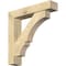 Ekena Millwork Balboa Block Rough Sawn Bracket w/ Offset Brace, Douglas Fir, 6"W x 28"D x 28"H BKT0604X28X28BOA05RDF - alternate 1